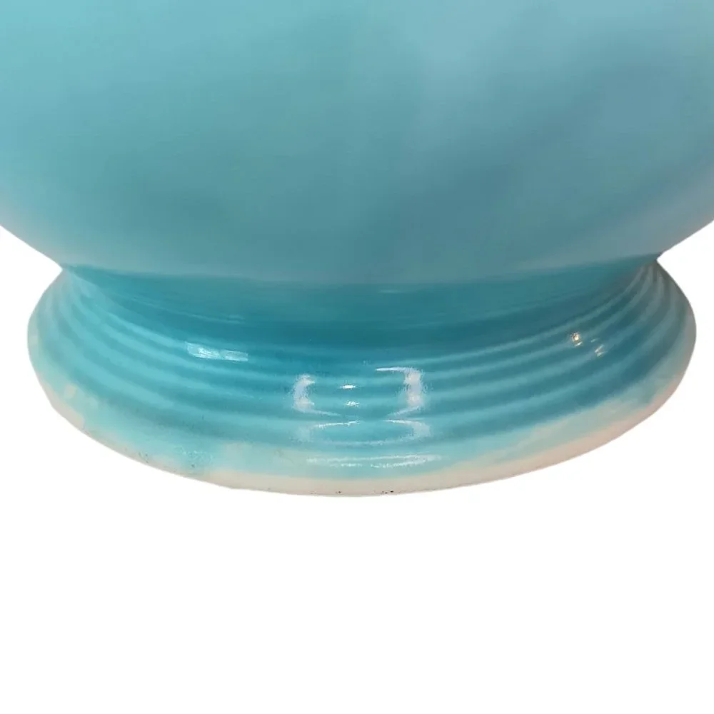 Vintage Fiesta Turquoise Teapot Original HLC No Lid